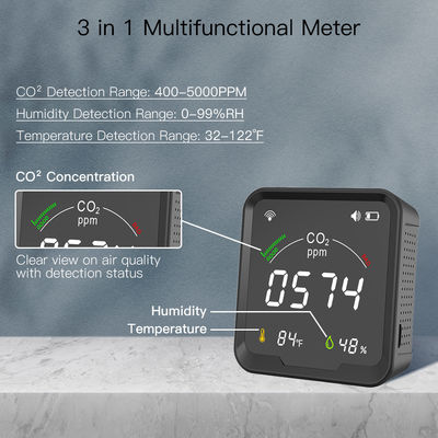 Detector 3 van Wifi Slimme Co2 in 1 met Oled-Vertoning