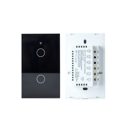110V-240V Tuya Slimme Wifi 2 Troep Lichte Schakelaar Alexa Compatible Light Switches